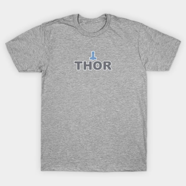 Thor Mjolnir Norse Mythology Hammer Viking Nordic T-Shirt by Grassroots Green